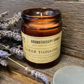 Aromaterápiás Szójagyertya 200g - Tiszta Gondolkodás