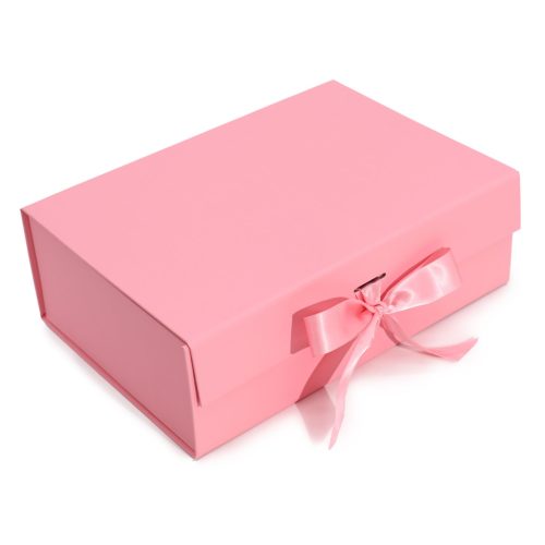 Ajándékdoboz -  Nagy Négyzetes (28,2x20x9,2cm) - Pink