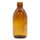 300 ml-es Borostyánsárga Üvegflakon Pumpával