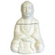 Klasszikus Ülő Buddha Olajlámpás - Fehér